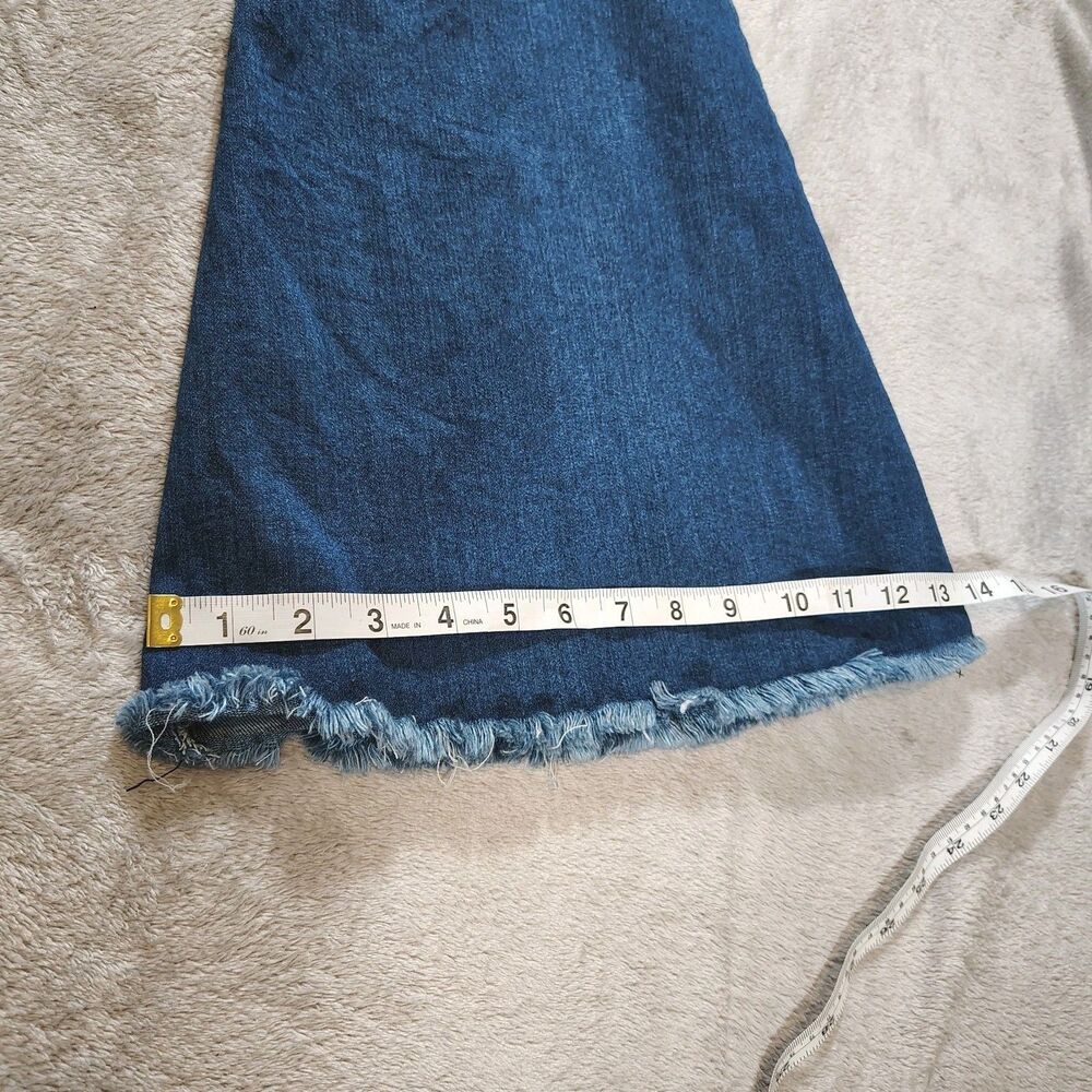 Judy Blue Jeans Denim Flare 8396 Memphis High Rise Bell Bottoms Size 11/30 - Picture 4 of 10